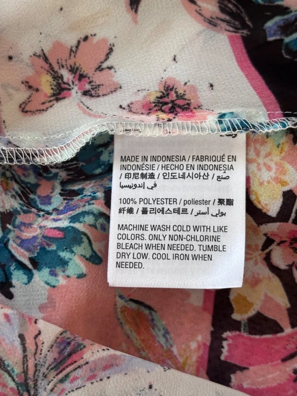 Style & Co. Floral Sheer Kimono Women’s Size Medium - Picture 5 of 8